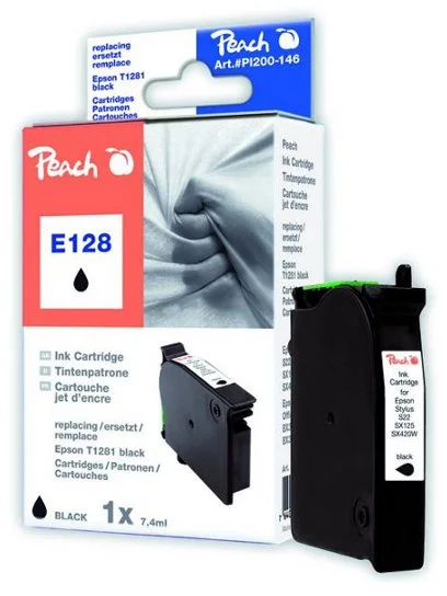 Peach E128 black kompatibilný s T1281