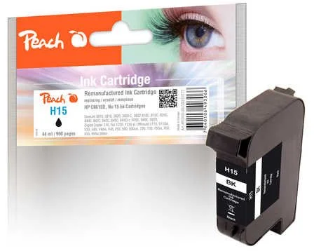Peach H15 čierna kompatibilná C6615D, No. 15 (PI300-06) 310777