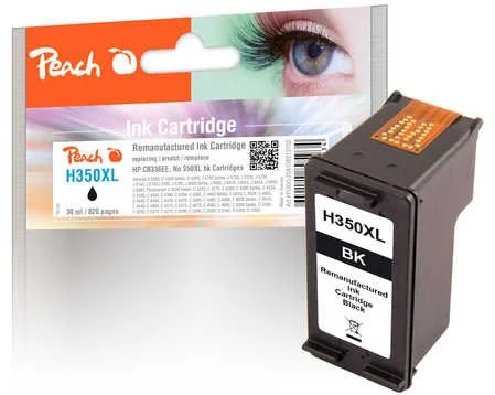 Peach H350XL čierna kompatibilná s HP No. 350XL, CB336EE 313702