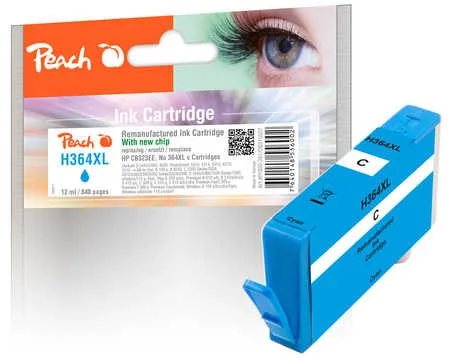 Peach H364XL azurová (cyan) kompatibilní s HP CB323EE