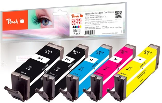 PEACH kompatibilní cartridge Canon PGI-570XL/CLI-571XL MultiPack