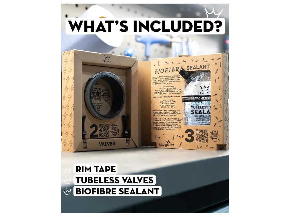 PEATY'S HOLESHOT BEZDUŠOVÝ KONVERZNÍ KIT 27 MM (XC / TRAIL)