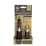 PEATY'S HOLESHOT CO2 PUMPA + BOMBIČKY 2 KS - ROAD & GRAVEL (16G) - BLACK (PPR-HTI-RAG-BLK-12)