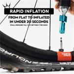PEATY'S HOLESHOT CO2 PUMPA + BOMBIČKY 2 KS - ROAD & GRAVEL (16G) - BLACK (PPR-HTI-RAG-BLK-12)