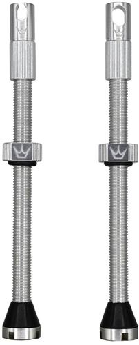 PEATY'S X CHRIS KING (MK2) SILVER TUBELESS VALVES - 80MM 