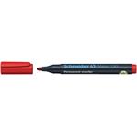 Permanentný popisovač SCHNEIDER "Maxx 130", červený, 1-3 mm, zúžený hrot