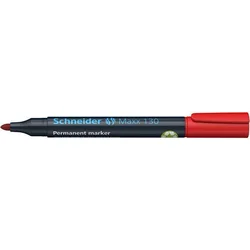 Permanentný popisovač SCHNEIDER "Maxx 130", červený, 1-3 mm, zúžený hrot