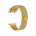 Pevný remienok Mesh Remienok zo sieťoviny z nehrdzavejúcej ocele pre Apple Watch 42/44/45 mm, zlatý