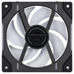PHANTEKS D30 PWM D-RGB 120mm ventilátor, 3ks, čierny