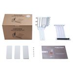 Phanteks Vertical GPU Bracket II + PCI-E 4.0 x16 riser ribbon cable, white