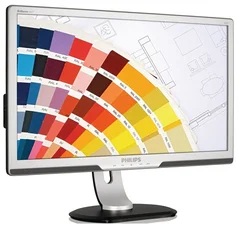 Philips 241P3LYES 24" LED LCD silver 1920x1080, 5ms, 20mil:1, DVI, DP, USB, pivot, repro