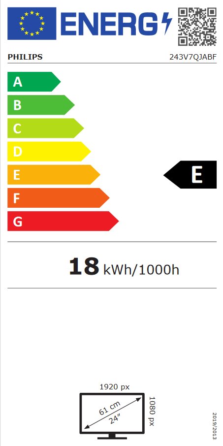Philips 243V7QJABF 23,8" (243V7QJABF/00)