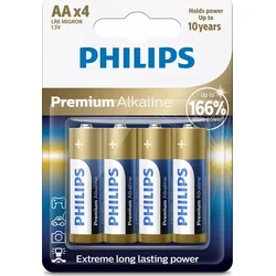 PHILIPS LR6M4B/10 AA Premium Alkaline (4ks)