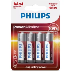 PHILIPS LR6P4B/10 AA Power Alkaline baterie (4ks)