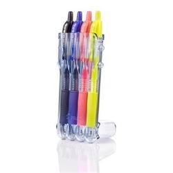 PILOT Gelové pero Set2go "G-2", 4 barvy, 0,32 mm, BL-G2-7-S2G-BLNYNP
