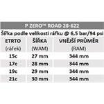 Pirelli P ZERO Road, 28 - 622, TechBELT, 127 tpi, EVO, čierna