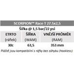 Pirelli Scorpion Race Enduro T, 27,5 x 2,5, DualWALL, 60 tpi, SmartEVO DH, žltá