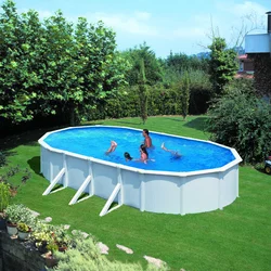 Planet Pool Bazén Classic WHITE/Blue – samotný bazén 610x375x120 cm vč. skimmeru