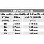 Plášť Pirelli P ZERO Race Colour Edition, 28-622, TechBELT, 127 tpi, SmartEVO, Turchese