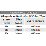 Plášť Pirelli P ZERO Race TLR, 30 - 622, SPEEDCore, 120 tpi, SmartEVO, Black