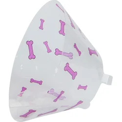 Plastový obojok Buster Bone Purple 10cm