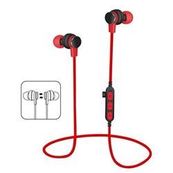 Platinet PM1061R bluetooth sluchátka s microSD, červená 5907595444705 - Sluchátka