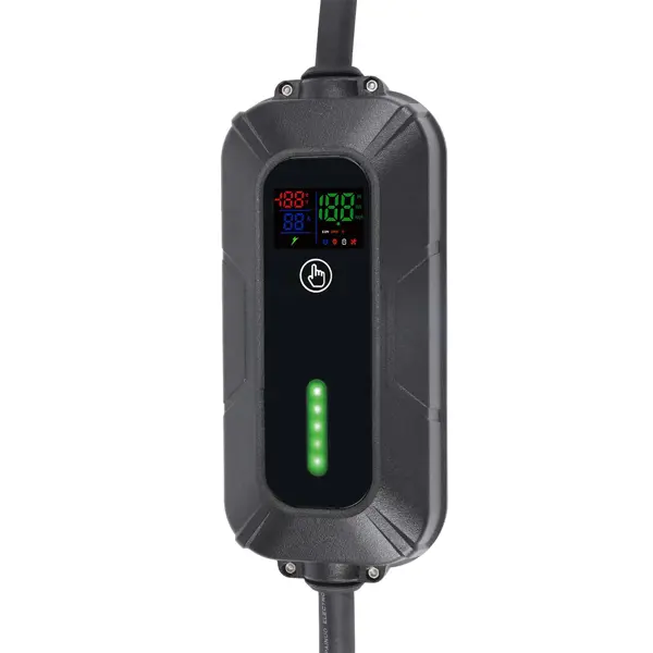 Platinet přenosná EV nabíječka PPC32AT 11kW (16A), CEE 5-pin / Type 2, délka 5m, Home Line, s adaptérem, černá