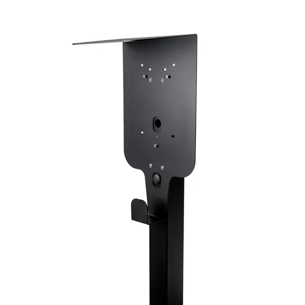 Platinet univerzální stojan se stříškou PEVSTANDUNI pro Wallboxy, pozink, držák kabelu, 130cm, černá
