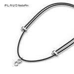 PLAUD Note Pin Lanyard Black - Řemínek na krk, černý