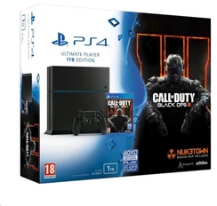 PlayStation 4 1TB černá + Call of Duty: Black Ops 3