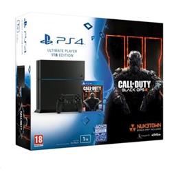 PlayStation 4 1TB černá + Call of Duty: Black Ops 3