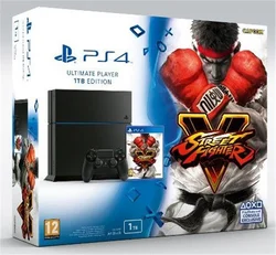 PlayStation 4 1TB černá + Street Fighter V