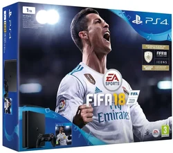 PlayStation 4 Slim 1TB, černá + hra FIFA 18