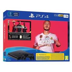 PlayStation 4 Slim 1TB, černý + hra FIFA20 + extra DS4