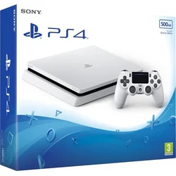 PlayStation 4 Slim 500GB, bílá