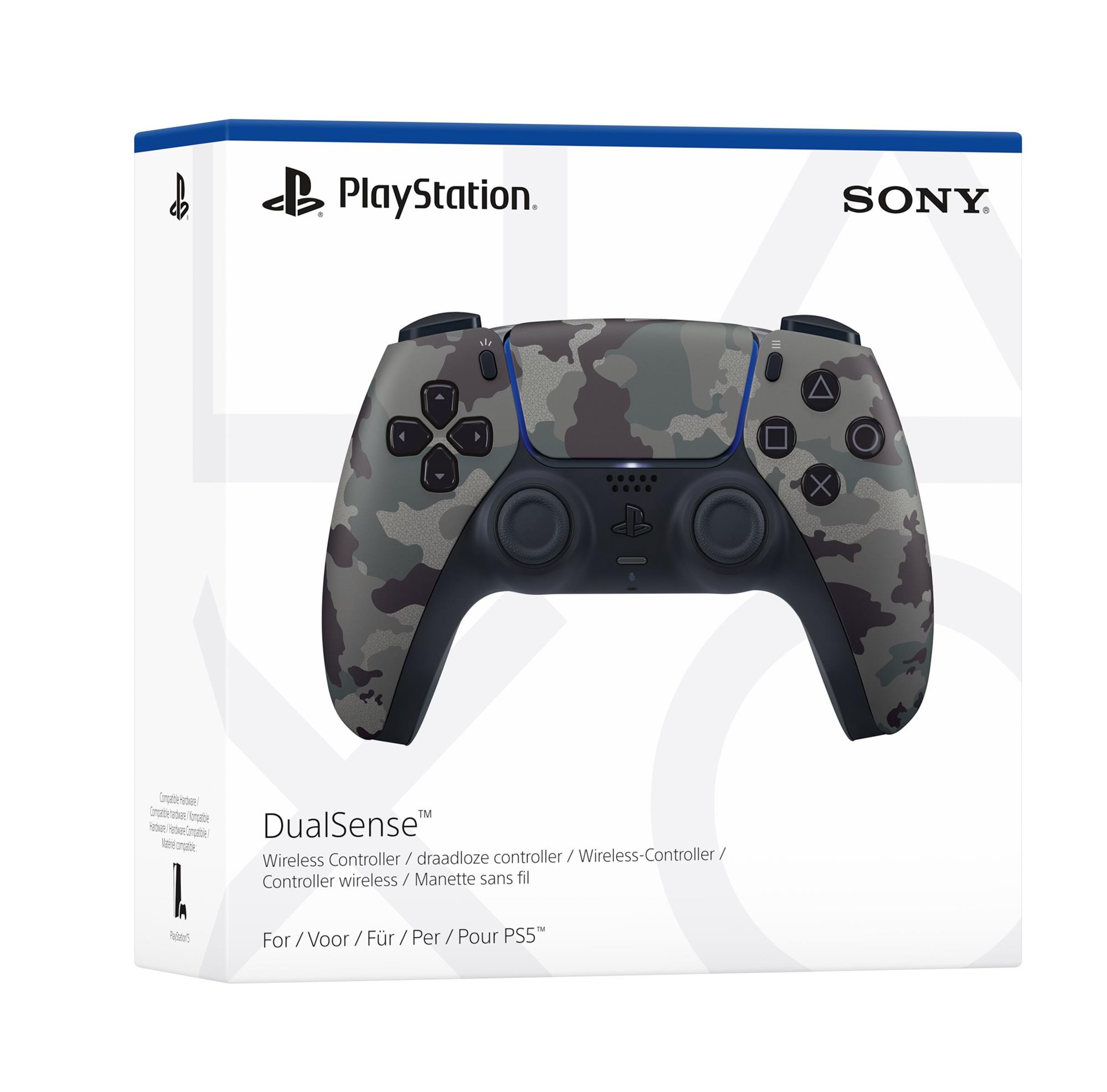 PlayStation 5 DualSense Wireless Controller Grey Camo V2