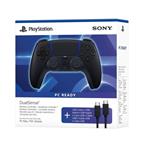PlayStation 5 DualSense Wireless Controller Midnight Black + USB kabel