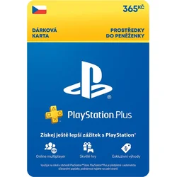 PlayStation dárková karta - kredit 365 Kč