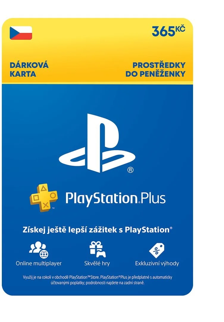 PlayStation Plus Extra, 1 mesiac - kredit 365 Kč