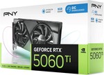 PNY GeForce RTX 5060 Ti s dvoma ventilátormi, 8 GB, OC