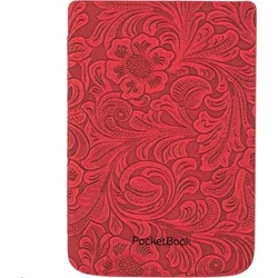 PocketBook pouzdro Shell Red Flowers, červené