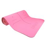 Podložka LIFEFIT YOGA MAT LOTOS DUO, 183x58x0,6cm, růžová