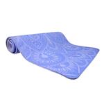 Podložka LIFEFIT YOGA MAT MANDALA DUO, 183x58x0,6cm, modrá