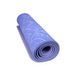 Podložka LIFEFIT YOGA MAT MANDALA DUO, 183x58x0,6cm, modrá