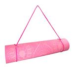 Podložka LIFEFIT YOGA MAT MANDALA DUO, 183x58x0,6cm, růžová