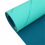Podložka LIFEFIT YOGA MAT RELAX DUO, 183x58x0,6cm, tyrkysová