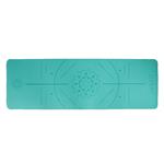 Podložka LIFEFIT YOGA MAT RELAX DUO, 183x58x0,6cm, tyrkysová