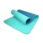 Podložka LIFEFIT YOGA MAT RELAX DUO, 183x58x0,6cm, tyrkysová