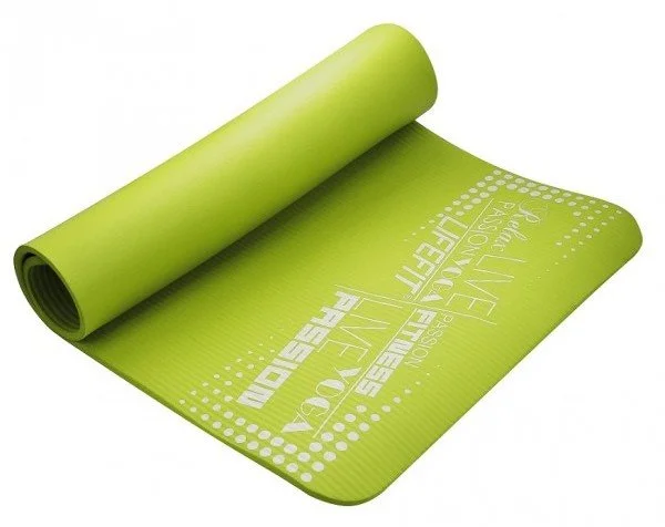 Podložka na jogu LifeFit Exclusive, 100x60x1cm, svetlozelená