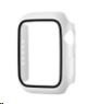 Polykarbonátové puzdro COTEetCI s ochranou obrazovky pre Apple Watch 45 mm biele